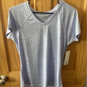 New With Tags, Women’s Size Medium Leg3nd T-Shirt Periwinkle Color